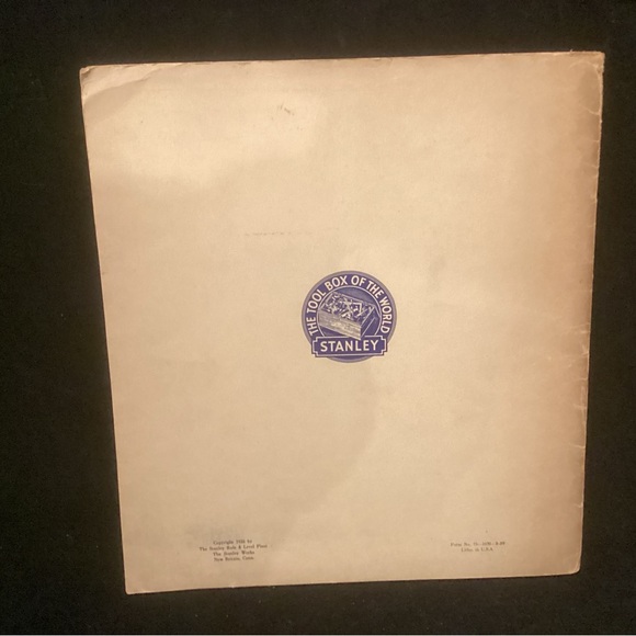 Vintage Stanley Instructional Guide with Black and White Illustrations - Picture 2 of 3